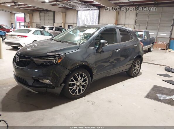 KL4CJ1SB5JB656029 2018 BUICK ENCORE Gray 