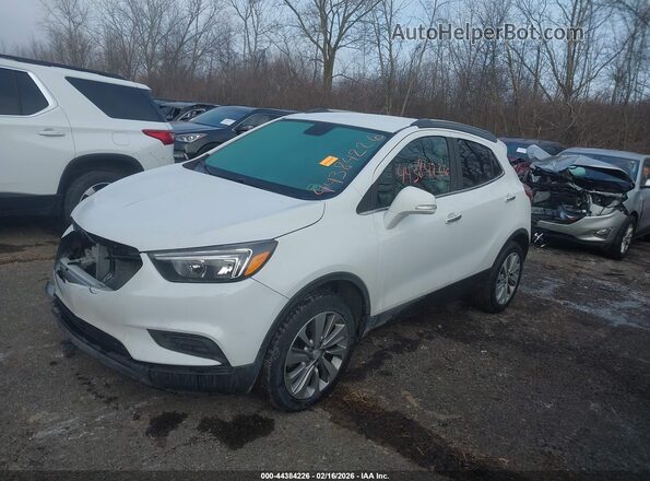 KL4CJ3SB8JB672706 2018 BUICK ENCORE White Przód lewy