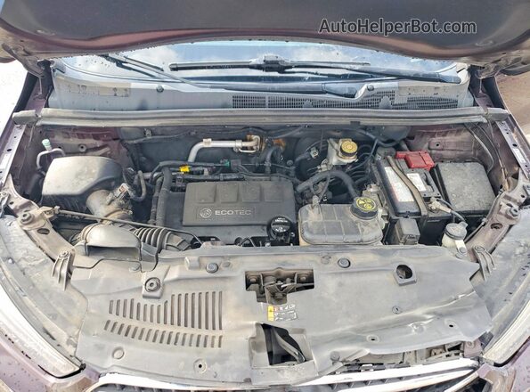 KL4CJASB4JB677311 2018 BUICK ENCORE Purple Rear interior view