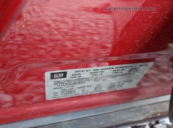 KL4CJASB6KB735856 2019 BUICK ENCORE Red 