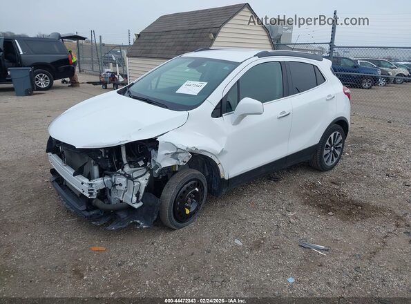 KL4CJASB8MB306544 2021 BUICK ENCORE Белый Передняя левая четверть