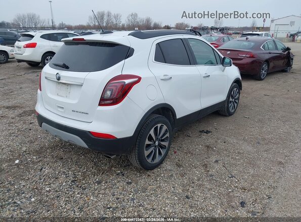 KL4CJASB8MB306544 2021 BUICK ENCORE Белый Задняя правая четверть