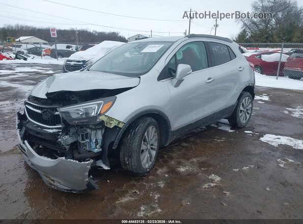 KL4CJASB9JB692354 2018 BUICK ENCORE Silver Front left