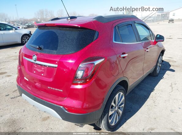 KL4CJASB9KB718811 2019 BUICK ENCORE Burgundy 