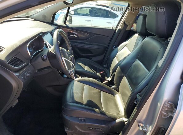 KL4CJGSB8HB108281 2017 BUICK ENCORE Silver Widok wnętrza z przodu