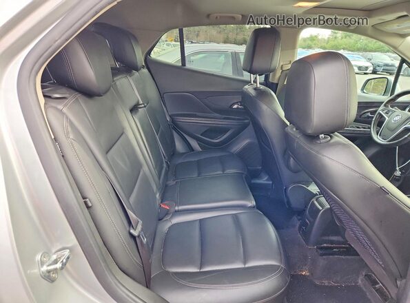 KL4CJGSBXJB627922 2018 BUICK ENCORE Silver Rear interior view