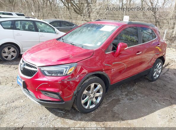 KL4CJGSM2KB750956 2019 BUICK ENCORE Красный Передняя левая четверть