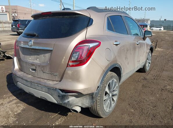 KL4CJGSM7KB856352 2019 BUICK ENCORE Золотой Задняя правая четверть
