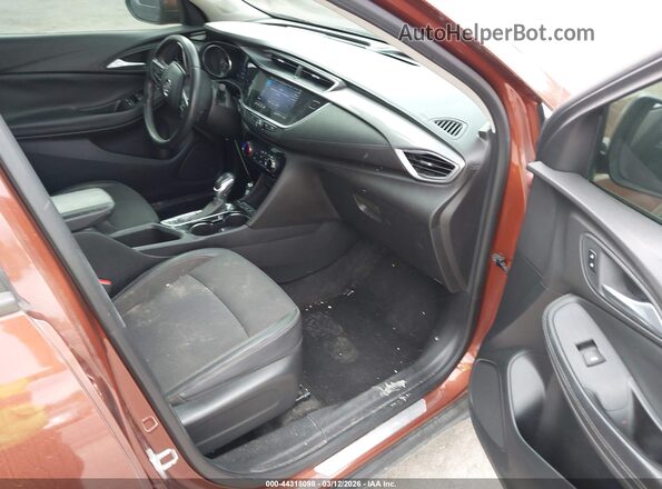 KL4MMBS2XMB091475 2021 BUICK ENCORE Orange Front interior view