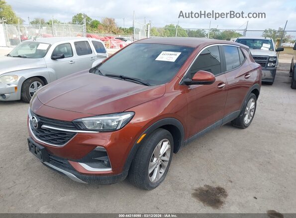 KL4MMBS2XMB091475 2021 BUICK ENCORE Orange Front left
