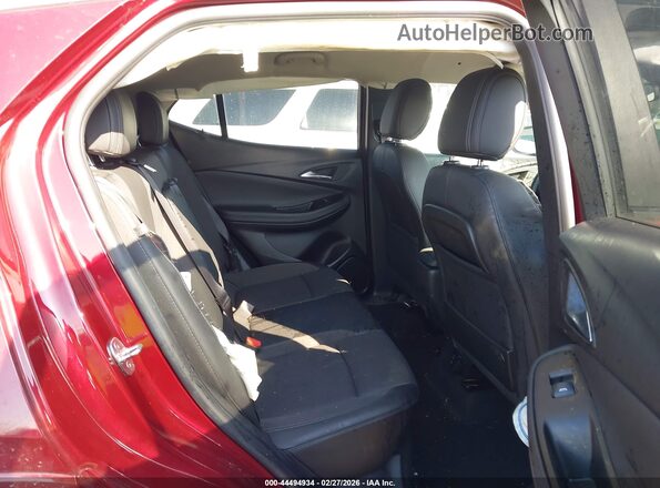 KL4MMDSL2NB135197 2022 BUICK ENCORE Red Vista de la etiqueta del VIN