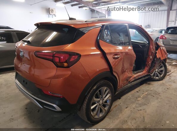 KL4MMESL7NB019189 2022 BUICK ENCORE Orange Trasero derecho