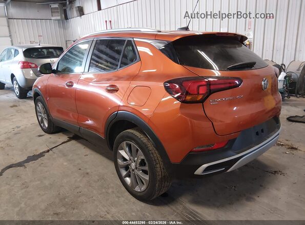 KL4MMESL7NB019189 2022 BUICK ENCORE Orange Trasero izquierdo