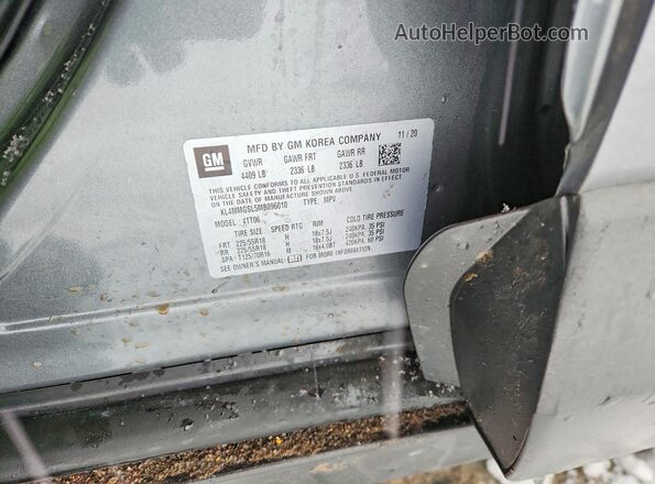 KL4MMGSL5MB096010 2021 BUICK ENCORE Silver 