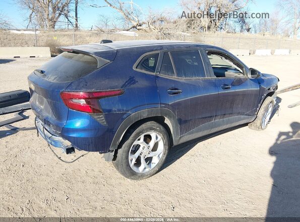 KL77LFE22RC084785 2024 CHEVROLET TRAX Blue Tył prawy