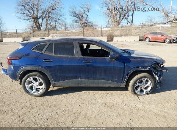 KL77LFE22RC084785 2024 CHEVROLET TRAX Blue Widok zestawu wskaźników