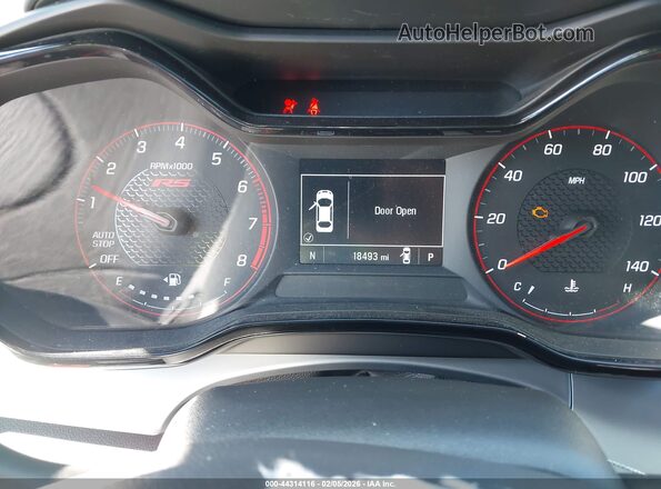 KL77LGEP8SC306124 2025 CHEVROLET TRAX Black Vista de los asientos traseros
