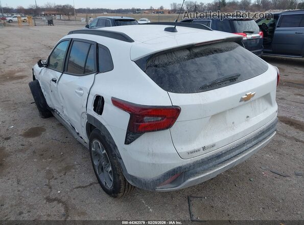KL77LHEP3SC108654 2025 CHEVROLET TRAX White უკანა მარცხენა
