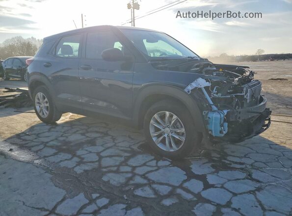 KL79MMS23PB001169 2023 CHEVROLET TRAILBLAZER Blue Przód prawy