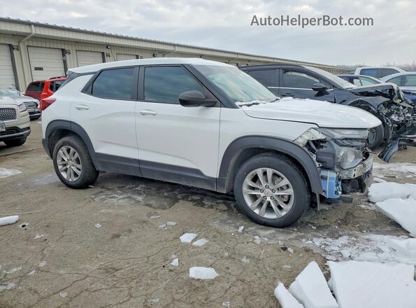KL79MMS25MB100880 2021 CHEVROLET TRAILBLAZER White Przód prawy