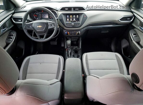 KL79MMS25MB100880 2021 CHEVROLET TRAILBLAZER White Widok deski rozdzielczej