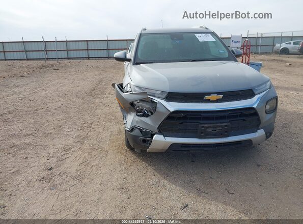 KL79MPS21PB047696 2023 CHEVROLET TRAILBLAZER Silver Front view