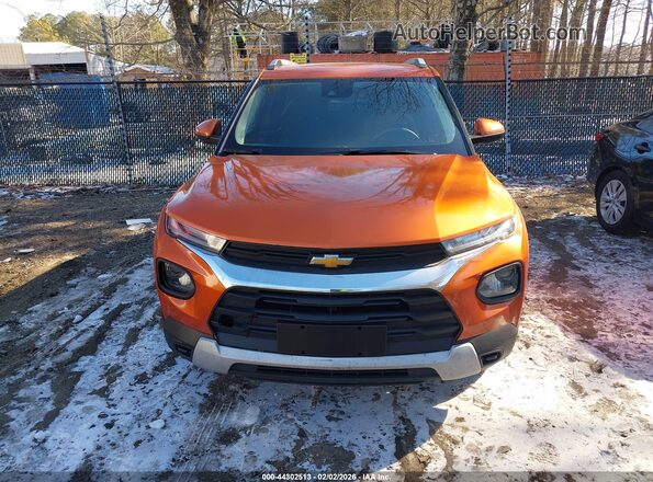 KL79MPS26NB114922 2022 CHEVROLET TRAILBLAZER Orange Widok z przodu
