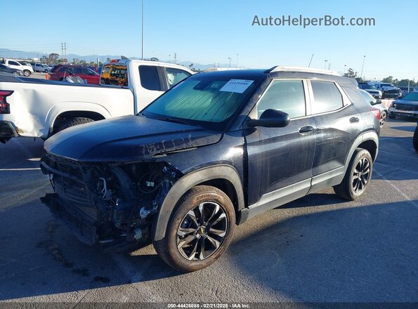 KL79MPS27MB146499 2021 CHEVROLET TRAILBLAZER Dark Blue Առջևի ձախ երեք քառորդ տեսարան
