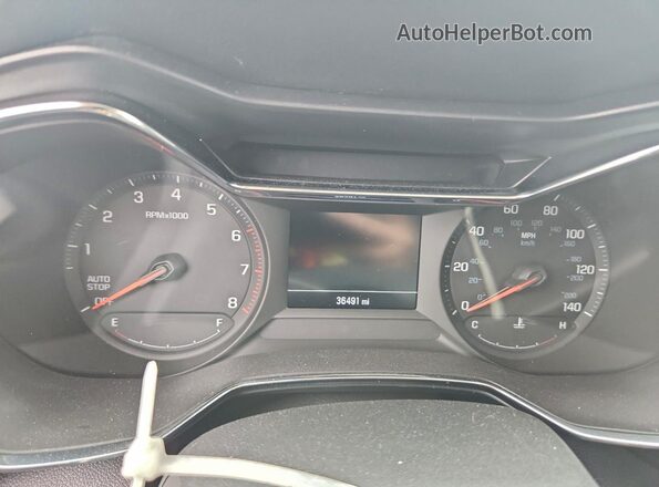 KL79MPS28PB051289 2023 CHEVROLET TRAILBLAZER Черный Вид щитка приборов