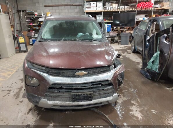 KL79MPSL0NB066956 2022 CHEVROLET TRAILBLAZER Maroon 