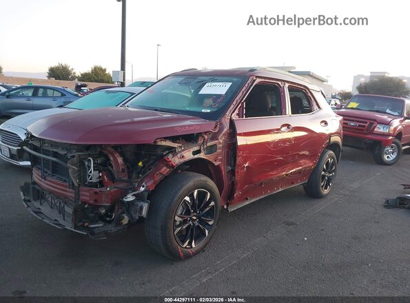 KL79MPSL8PB135458 2023 CHEVROLET TRAILBLAZER Maroon Դիմացի տեսք
