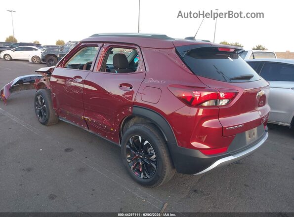 KL79MPSL8PB135458 2023 CHEVROLET TRAILBLAZER Maroon Հետևի ձախ