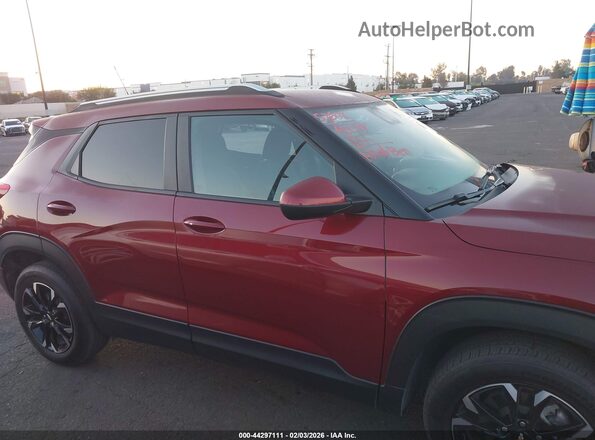 KL79MPSL8PB135458 2023 CHEVROLET TRAILBLAZER Maroon Սալոնի 360 աստիճան տեսք