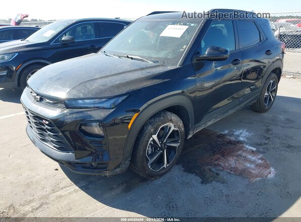 KL79MTSL1NB062150 2022 CHEVROLET TRAILBLAZER Black Vista tres cuartos delantera izquierda