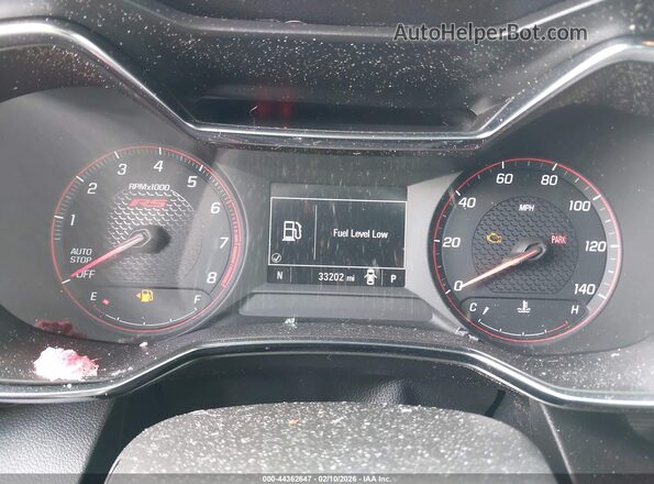 KL79MTSL8NB099048 2022 CHEVROLET TRAILBLAZER Burgundy Widok tylnych siedzeń