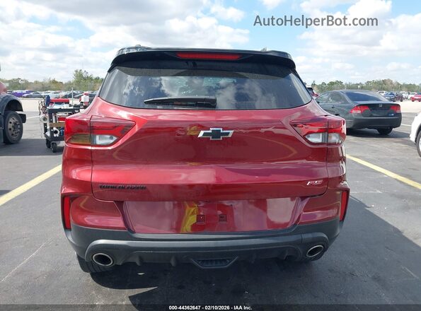 KL79MTSL8NB099048 2022 CHEVROLET TRAILBLAZER Burgundy 