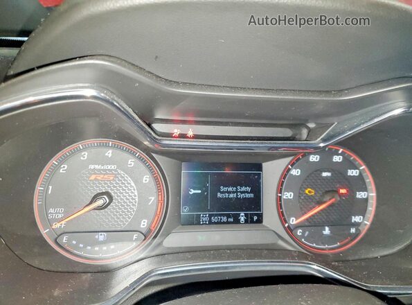 KL79MUSL0PB082267 2023 CHEVROLET TRAILBLAZER Red Vista del cuadro de instrumentos