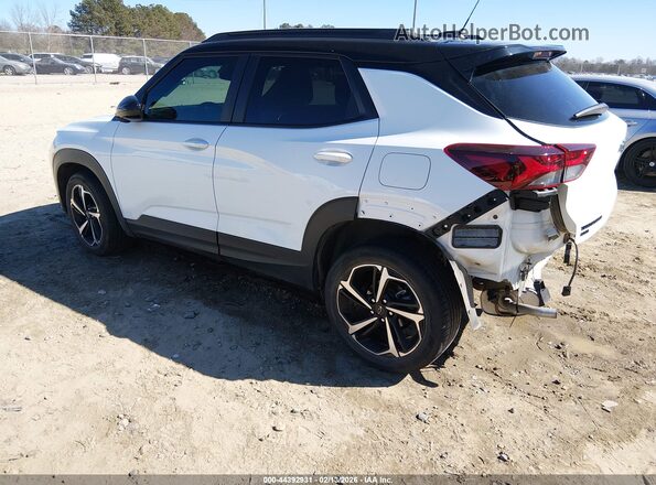 KL79MUSL2MB127236 2021 CHEVROLET TRAILBLAZER White Rear left
