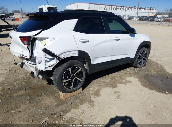 KL79MUSL2MB127236 2021 CHEVROLET TRAILBLAZER White Rear right