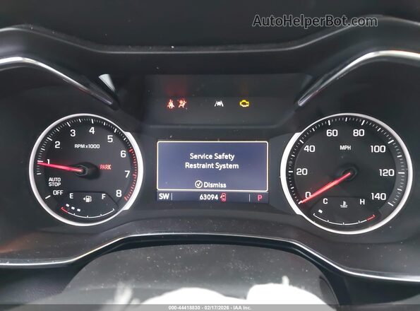 KL79MVSL6NB113265 2022 CHEVROLET TRAILBLAZER Gray უკანა სავარძლების ხედი