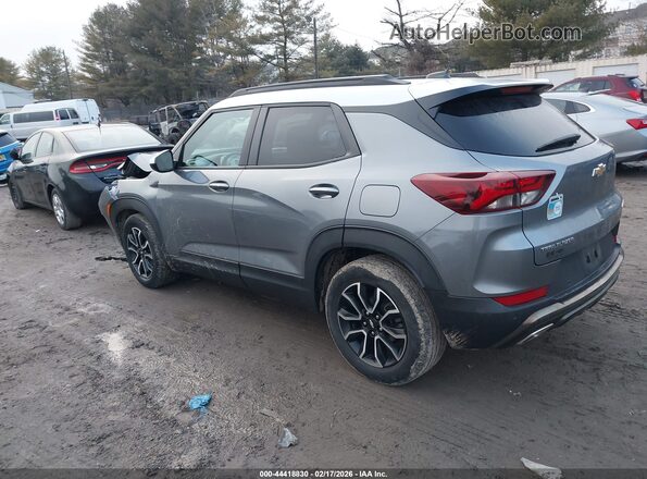 KL79MVSL6NB113265 2022 CHEVROLET TRAILBLAZER Gray უკანა მარცხენა