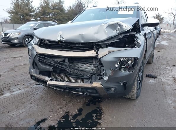 KL79MVSL6NB113265 2022 CHEVROLET TRAILBLAZER Gray წინა ხედი