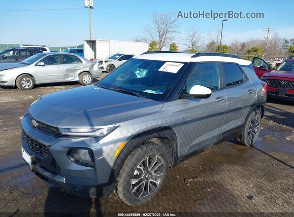 KL79MVSL7PB099279 2023 CHEVROLET TRAILBLAZER Gray Front left