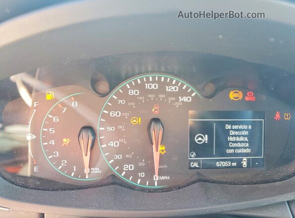 KL7CJKSB3HB104581 2017 CHEVROLET TRAX Белый Вид щитка приборов