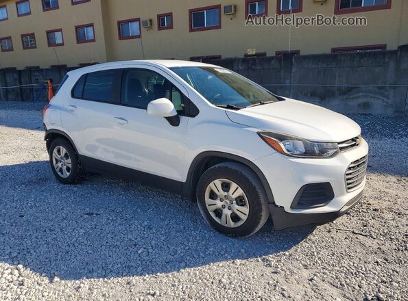 KL7CJKSB3HB104581 2017 CHEVROLET TRAX Белый Передняя правая четверть