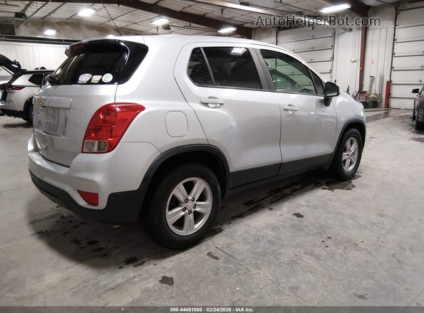 KL7CJKSB3LB311528 2020 CHEVROLET TRAX Silver Trasero derecho