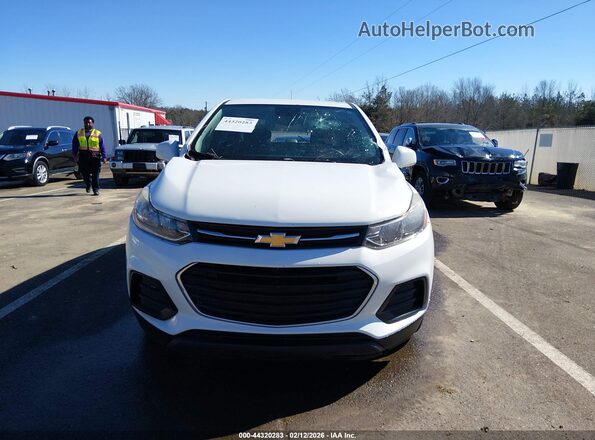 KL7CJKSB4HB105352 2017 CHEVROLET TRAX White Vista del cuadro de instrumentos