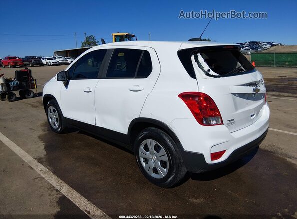 KL7CJKSB4HB105352 2017 CHEVROLET TRAX White Trasero izquierdo
