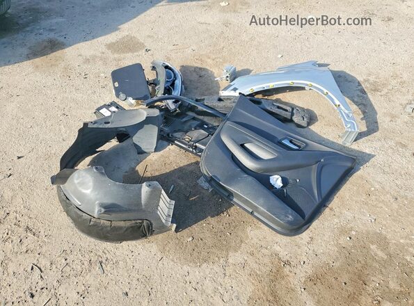 KL7CJLSB0MB342386 2021 CHEVROLET TRAX Silver Vista de la etiqueta del VIN