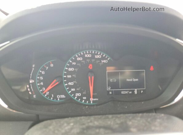 KL7CJLSB0MB342386 2021 CHEVROLET TRAX Silver Vista del cuadro de instrumentos